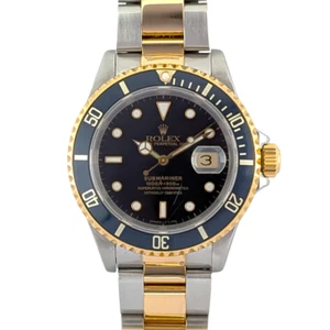 Rolex 16613LN Submariner Date Two Tone 1994 40mm Box and Papers - Picture 1 of 11