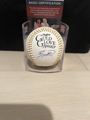 Подписанный мяч в золотой перчатке с автографом Бобби Уитта-младшего сертификат подлинности JSA Baseball Royals GG - Изображение 1 из 2