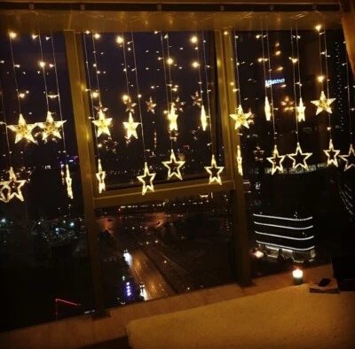 Christmas Window LED Lights Window LED Christmas LED Fairy String XMAS Light - Image 1 of 4