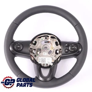 Mini Cooper F56 NEW Black Sport Leather 3 Spoke Steering Wheel Multifunction - Picture 1 of 13