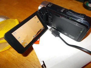 JVC Camcorder GZ-R10BU & Charging Cable - Tested Working - Please Read - Picture 1 of 5