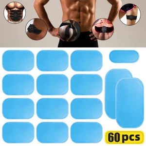 15-60Pcs Gel Pads For EMS Abdominal Trainer Muscle Stimulator Exerciser Slimming - Picture 1 of 15