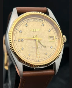 Tissot Automatic Seastar Diamonds President Date Day Automatic Box - Picture 1 of 20