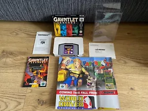 Gauntlet Legends Completo en Caja Nintendo 64 N64 PAL Reino Unido y Estuche Protector ¡RARO! - Imagen 1 de 17