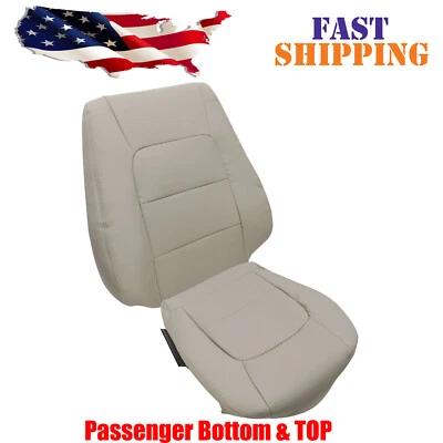 Cubierta de asiento de cuero marrón oscuro inferior y superior de pasajero Lexus LX470 98-07 de repuesto Foto 1 de 4