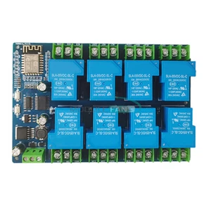 DC 7-28V / 5V ESP8266 WiFi 8Channel 30A Relay Module ESP-12F Development Board - Picture 1 of 9