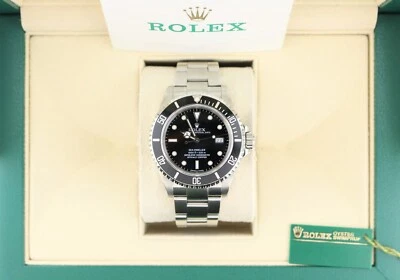 2000 Rolex Sea-Dweller 16600 Black Dial SS Oyster With Papers 40mm - Image 1 of 4
