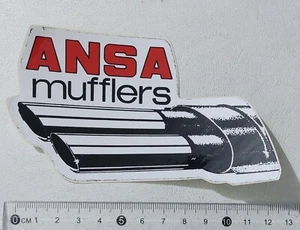 80580 330/tt ADESIVO Vintage - ANSA MUFFLERS - cm 12 X 7 - Picture 1 of 3