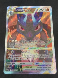 Pokemon TCG Lucario VSTAR SWSH291 Sword & Shield: Crown Zenith ETB Promo NM - Picture 1 of 10