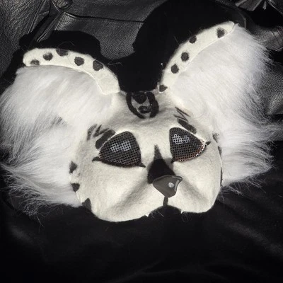 Therian mask in unique technique. In One Copy! Quadrobics.  Cat mask - Image 1 of 4