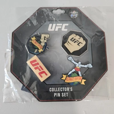 Juego de 4 prendedores UFC unisex para coleccionistas colores mezclados Ultimate Fighting Championship Foto 1 de 4