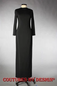 Abito St John Knits Couture Milano maglia caviale nero taglia 6 nuovo con etichette prezzo al pubblico consigliato dal produttore $1195 - Foto 1 di 2