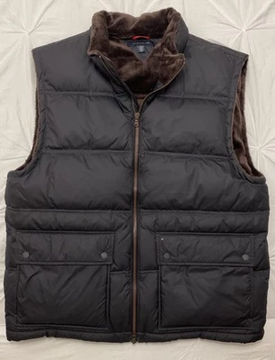 Chaleco acolchado Tommy Hilfiger, negro, forrado de piel sintética, XXL para hombre Foto 1 de 4