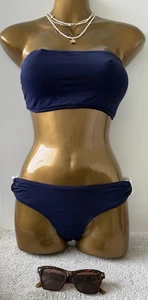 Melissa Odabash Navy Link Bikini 16/14 RRP£250 - Picture 1 of 7