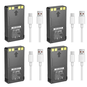 4-Pack Rechargeable LIT-22 Battery Compatible with Trail Camera Flex-M Flex G-36 - Picture 1 of 7