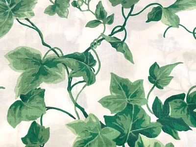 Vtg GREEN IVY Joan Kessler Concord Fabrics 100% Cotton Quilt ~ 2 1/2 yds x 44" w - Image 1 of 4