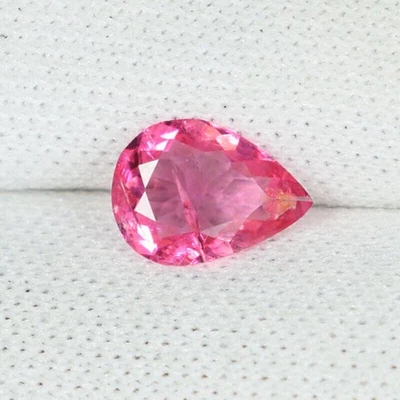 0.43 ct  SUPER SIMMERING RARE NICE PINK / NATURAL TANZANIAN  SPINEL Pear 5734 DL - Image 1 of 2