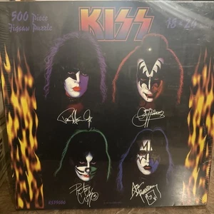 KISS 500 Piece Jigsaw Puzzel 18"x24" NIB Sealed 1997 Kiss Catalog KS39000 - Picture 1 of 2