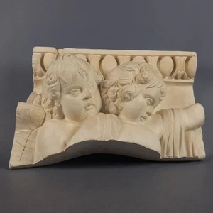Altorilievo Gesso PUTTI Cherubini Decorazione Arte Sacra Vintage Anni '60 - Imagen 1 de 14