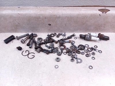 Bultaco 360 Pursang MK7 M-121 Motor Estuche Varios Pernos Hardware 1974 De Colección ANS-B240 Foto 1 de 4