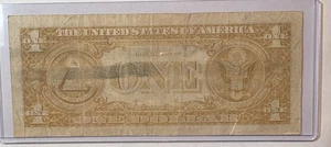 $1 Bill Printing Error No Ink On Back - Picture 1 of 2