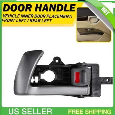 Front Rear Driver Left Inside Interior Door Handle For 2007-12 Hyundai Santa Fe - Imagem 1 de 4