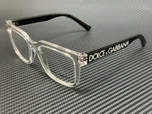 DOLCE & GABBANA DG5101 3133 Crystal Men's 52 mm Eyeglasses - Picture 1 of 4