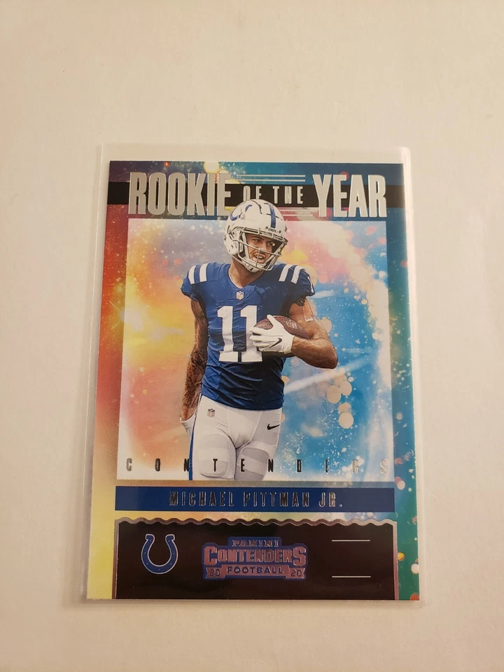 Michael Pittman Jr. 2020 Contenders Rookie of the Year RC Card #RY-MPI - Image 1 of 1