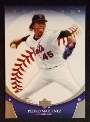 2006 Upper Deck Ovation #44 Pedro Martinez New York Mets (HOF) NR-MINT - Image 1 of 2