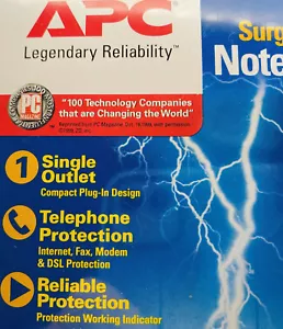 APC Protector Surge Arrest Surge Notebook PNote1 - Picture 1 of 9