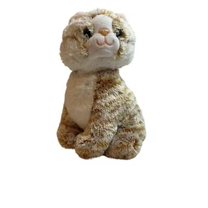 Melissa & Doug Kürbis orange Tabby Katze Plüschtier grüne Augen Stofftier Spielzeug 9 Zoll - Bild 1 von 9