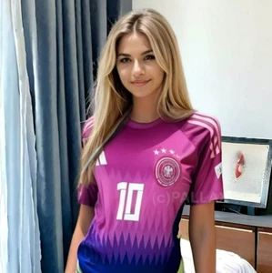ADIDAS DFB DEUTSCHLAND PINK TRIKOT  AWAY EM 2024 MUSIALA #10 GR. XL - Bild 1 von 3