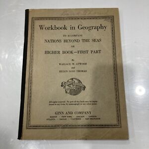 Workbook In Geography Copyright 1946 Nations Beyond The Seas