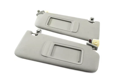 2010-2016 BMW 528i 535i 550i (F10) FRONT LEFT & RIGHT SUNVISOR SHADE SET (GRAY) - Image 1 of 4