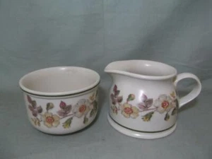 Marks & Spencer M&S Autumn Leaves Milk Jug & Sugar Bowl - Picture 1 of 2