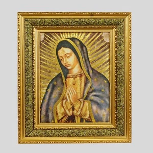 Virgen de Guadalupe MC Double Fiber Wood 17” x 21” Frame Brand-New 3040D - Picture 1 of 1