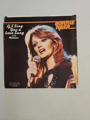 Bonnie Tyler - If I Sing You a Love Song - RECORD SLEEVE ONLY (45RPM 7”) (AA8)  Foto 1 de 3