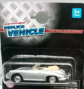 Welly 1:60 Scale??? / Porsche 356 Roadster - Silver - Model Car - Picture 1 of 6