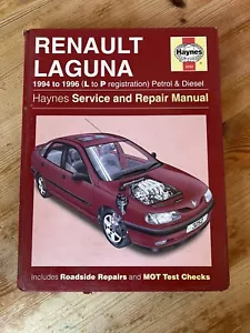 RENAULT LAGUNA 1994-1996 L-P HAYNES WORKSHOP MANUAL - Picture 1 of 4