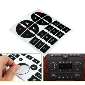 For GMC Acadia SLE,SLT&Denali 2006-2012 AC Climate Control Button Repair Sticker - Bild 1 von 10