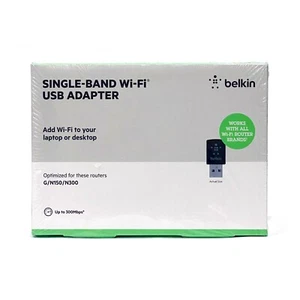 Belkin Single-Band Wi-Fi USB Adapter G/N150/N300 - Bild 1 von 5