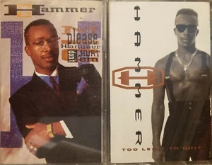 Lot 2 MC Hammer Cassettes Please Don't Hurt 'em Too Legit to Quit SHIPS FROM USA - Picture 1 of 1