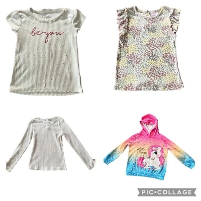 4 Tops Girls Size 6 Nannett Kids Nicole Miller Little Lass Shein **READ** - Image 1 of 4