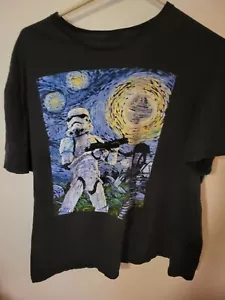 Star Wars Van Ghohl T Shirt XL Black Some Fade 28 L 26 Across Front Chest Pit To - Picture 1 of 24