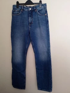 Monki Straight Leg High Waist Jeans Organic Cotton W29 x-long (RRP £40) - Picture 1 of 5