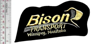 Parche retro vintage para camiones Canadá Bison Transport Inc. Winnipeg, Manitoba - Imagen 1 de 1