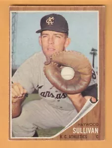Haywood Sullivan Kansas City A's 1962 Topps #184 Florida Gators 13M - Imagen 1 de 2