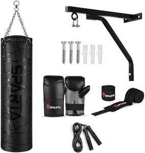 Punch Bag Boxing Bag 2ft 3ft 4ft 5ft Heavy Filled MMA Punching Bag Kick boxing - Picture 1 of 14