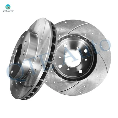 Rotores de disco de freno delanteros ranurados perforados 260 mm para Honda Accord 1998-2002 Foto 1 de 4