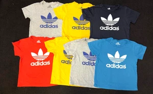 Lot of 7 Adidas Little Boys Toddler Size Large T-Shirts Tops - Picture 1 of 12